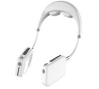 LRFVADW Mini ventilateur portable mains libres pour le cou rechargeable Petit massage Sports Bureau Climatiseur à main Refroidisseur