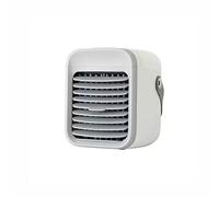 LRFVADW Petit climatiseur portable sans fil rechargeable - Mini ventilateur portable pour chambre de bureau - Humidificateur personnel avec veilleuse