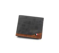 LRFVADW Portefeuilles pour Hommes Mode Portefeuille Money Sac Mody Couleur Cuir Business Court Vintage Multi-Card Soft Purs(F)