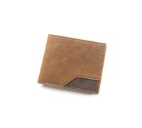 LRFVADW Portefeuilles pour Hommes Mode Portefeuille Money Sac Mody Couleur Cuir Business Court Vintage Multi-Card Soft Purs(A)