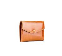 LRFVADW Sac à Main pour Femme Femmes Cuir à Trois Fois Portefeuilles Design Coin Porte-Monnaie Huile Cire Cuisine en Dames Zipper(Bruin)