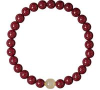 LRGKMCWTOB Bracelet de style ethnique en perles de cinabre Feng Shui, bracelet de richesse Feng Shui en cinabre rouge, bracelet en jade hétien naturel, bijoux pour la chance pour femmes et hommes