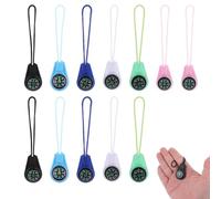 lrgnixs Generisch Lot de 12 mini boussoles multicolores pour enfants, cadeaux pour enfants, boussole, porte-clés, boussole, petit passeport, pour la randonnée, le camping et le tourisme