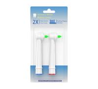 lrgnixs Interdental Lot de 2 têtes de brossettes de rechange, blanches, rotatives, pour espaces interdentaires Oral-B, compatibles avec les brosses à dents électriques Braun