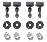 lrgnixs Lot de 12 Clips d'attelage de remorque avec Joints - Fixation fidèle pour Audi A3/Q5/Q7 et VW Golf/Passat/Tiguan - avec Anneaux en Caoutchouc - Kit Complet pour Pare-Chocs arrière