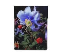 LRHCNZDCP Belle housse en cuir pour ordinateur portable de 13 pouces avec vue sur le canal de Venise - Pour voyage, travail, affaires, Belles fleurs 1, Taille unique