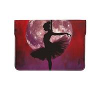 LRHCNZDCP Belle housse en cuir pour ordinateur portable de 13 pouces avec vue sur le canal de Venise - Pour voyage, travail, affaires, Danse ballerine, Taille unique