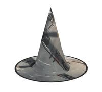 LRHCNZDCP Chapeau de sorcière d'Halloween imprimé avion de la Seconde Guerre mondiale pour femmes et hommes, fêtes festives, cosplay, accessoires d'Halloween, 1 pièce