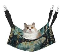 LRHCNZDCP Hamac pour chat imprimé animaux marins, lit doux double couche à suspendre pour petit animal de compagnie, taille M
