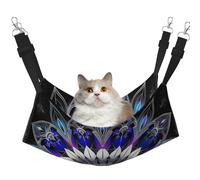 LRHCNZDCP Hamac rectangulaire imprimé mandala, lit doux double couche à suspendre pour petit animal de compagnie, L
