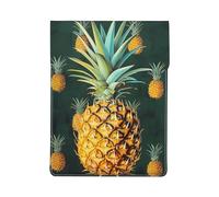 LRHCNZDCP Housse en cuir imprimé lamantins des Antilles pour ordinateur portable 13" - Pour voyage, travail, affaires, Ananas aux fruits tropicaux., Taille unique