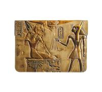 LRHCNZDCP Housse en cuir pour ordinateur portable de 13 pouces avec imprimé de chats, oiseaux et fleurs - Pour voyage, travail, affaires, Egypte Hiéroglyphe., Taille unique
