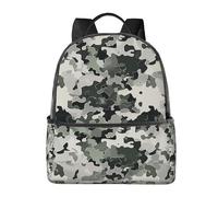 LRHCNZDCP Sac à dos d'école, sac à dos pour ordinateur portable, sac à dos élégant et léger, sac à dos de voyage pour enfants, garçons et filles, Camouflage numérique., taille unique