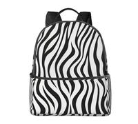 LRHCNZDCP Sac d'école imprimé animal de la ferme mignon sac à dos pour ordinateur portable sac à dos élégant léger sac à dos de voyage pour enfants garçons filles, Zébré, One Size, Sac à dos daypack