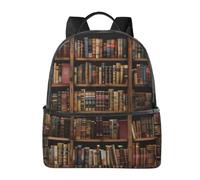 LRHCNZDCP Sac d'école imprimé orchidées, sac à dos pour ordinateur portable, sac à dos élégant et léger, sac à dos de voyage pour enfants, garçons et filles, Bibliothèque, One Size, Sac à dos daypack