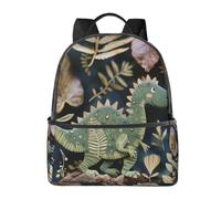 LRHCNZDCP Sac d'école imprimé poules de la ferme - Sac à dos pour ordinateur portable - Élégant et léger - Sac à dos de voyage pour enfants garçons et filles, Adorable dinosaure., One Size, Sac à dos