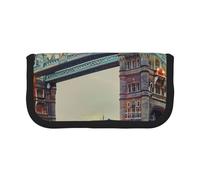 LRHCNZDCP Trousse à crayons avec fermeture éclair Motif pont de la vieille tour de Londres, Noir , Taille unique, Cartable