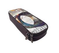 LRHCNZDCP Trousse à crayons mexicaine en cuir avec motif tête de mort - Pour l'école, le bureau, l'université - Pour adultes et garçons et filles, Math Geek Calculus, Taille unique, Cartable