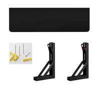 LRHELPBNR Table Murale Rabattable en Bois, Table Pliante Murale avec Coins Arrondis, Table Pliante, Table Murale, Table De Cuisine, Bureau, Table pour Enfants(D,120x40cm/47x16in)