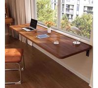 LRHELPBNR Table Murale Rabattable, Table Pliante Murale Rabattable en Bois, Table À Rabat pour Cuisine Chambre Salon Bureau, Blanchisserie, Table Enfant, Peu Encombrant(B,120x30cm/47x12in)