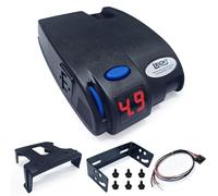 Lrichy 90160 Kit contrôleur de frein proportionnel pour remorque de frein électrique 1-3 essieux, compatible avec Ford, GM, Chevy, Dodge, RAM, Toyota, Jeep, Primus IQ. Faisceau de câblage vendu