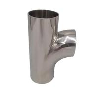 LRMDAKO Embout D'echappement Fixation du Tuyau D'échappement Acier Inoxydable Tuyau Fourchu Tube en Acier 45mm 51mm 63mm 76mm Accessoires Voiture(45mm)