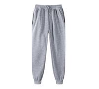 LRMQS Pantalon de jogging pour femme - Taille élastique - Avec poches - Décontracté - Actif - Entraînement - Course à pied, Gris #5, Taille M