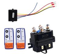 LRPLLWNT Contacteur à Distance de treuil 12 V 250 A, contacteur solénoïde, Relais Commande, Double récupération sans Fil for VTT SUV