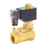 LRPLLWNT Électrovannes à Membrane Pilote 2 Voies normalement Ouvertes en Laiton, contrôle du débit d'eau 1 Pouce 12 V 24 CC 25 mm PX-25K NBR 0,5-13 Bar(AC24V)