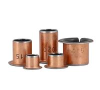 LRPLLWNT Roulement autolubrifiant SF-1F, diamètre intérieur 6, 8, 10, 12, 14, avec Manchon de Guidage en cuivre à Bride, 5/10 pièces(10PCS 6X8X12X7)