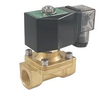 LRPLLWNT Vanne à Action directe 2/2 Voies NF PW-25/35, Type Prise 0~10 Bar, G1 G11/4 électrovanne Eau, Huile, air, Laiton, Joint FKM(1",AC 220V)