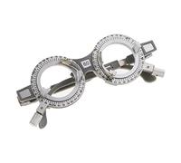 Lrporyvn Montures de Lentilles D'Essai Optiques Lunettes de 60 Mm Lentille D'Essai Ophtalmique