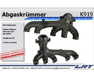 LRT k919 coude d'échappement