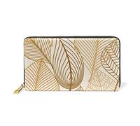Lrtyuasq Bibliothèque rétro avec livres vintage sur étagère pour femme - Portefeuille long en cuir avec fermeture éclair - Grande capacité - Pochette fine pour pièces de monnaie - Porte-monnaie, Multi
