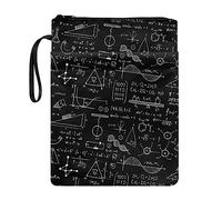 Lrtyuasq Housse de protection en toile imperméable avec protection pour corde Motif dauphin Violet, Formule mathématique., Taille unique, Bohème