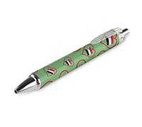 Lrtyuasq I Love South Yemen Stylo à bille rétractable en forme de cœur rouge 0,5 mm Encres noires pour homme et femme
