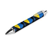 Lrtyuasq Love Ukraine Joli stylo à bille rétractable à pointe fine de 0,5 mm pour écriture lisse pour la maison et le bureau