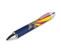 Lrtyuasq Phoenix Arizona United States Stylo à bille rétractable Noir Pointe fine 0,5 mm Séchage rapide Écriture lisse