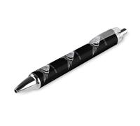 Lrtyuasq Pigeon Stay Coo Stylo à bille rétractable Encre noire Pointe fine 0,5 mm Fournitures de bureau