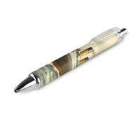 Lrtyuasq Stylo à bille rétractable vintage Titanic Bateau océan Noir Pointe fine 0,5 mm Séchage rapide Écriture lisse