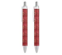 Lrtyuasq Stylo à bille rétractable « Year of the Snake 2025 Happy Chinese New Year 2025 » - Encre noire - Cadeaux pour étudiants - Fournitures de bureau