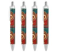 Lrtyuasq Stylo à bille rétractable « Year of the Snake 2025 Happy Chinese New Year 2025 » - Encre noire - Cadeaux pour étudiants - Fournitures de bureau