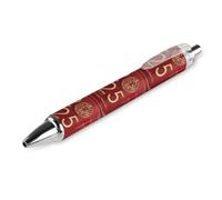 Lrtyuasq Stylo à bille rétractable « Year of the Snake 2025 Happy Chinese New Year 2025 » - Encre noire - Cadeaux pour étudiants - Fournitures de bureau