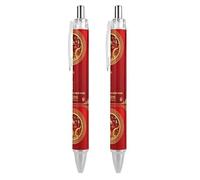 Lrtyuasq Stylo à bille rétractable « Year of the Snake 2025 Happy Chinese New Year 2025 » - Encre noire - Cadeaux pour étudiants - Fournitures de bureau