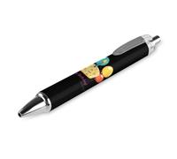 Lrtyuasq Stylos à bille rétractables à encre bleue « Happy Birthday Daddy » - Stylo à bille pour l'écriture fluide