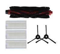 Lrtzizy Filtre HEPA de Brosse LatéRale de Rouleau pour Lefant M520/M501-B/M501-A/M571/T700/T800/K7 PièCes de Kit D'Accessoires D'Aspirateur Robot