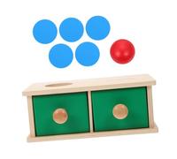 LRXIYODE 1 Ensemble Jeu Éducatif pour Garçon Fille de Coordination Œil Main de Développement Pratique Montessori avec et Boîte pour la Créativité Communication