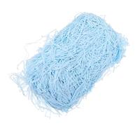 LRXIYODE 1 Paquet Rafia Daper naturel remplissage enveloppant Boîtes de faveur lambeaux de papier remplisseuse d'emballage tissu déposer mariage emballer du papier déchiqueté Bleu