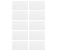 LRXIYODE 10 Cartes de Nettoyage Double Face Réutilisables pour Lecteurs de Cartes Cr80, Compatibles Imprimantes et Terminaux de Paiement, Matériau Fin Solide, Kit Entretien pour Pos