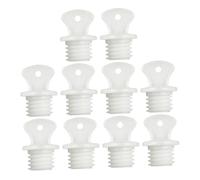 LRXIYODE 10 Pièces Bouchons Étanches pour Bouillottes Lot de Bouchons de Remplacement Caoutchouc Antidébordement pour Sacs Eau Chaude Usage Domestique et Voyage